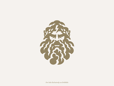 Zeus Logo for Sale Exclusively beard branding cloud for sale logo logo sell logomark readymade logo sell smoke vape vapor zeus zeus logo