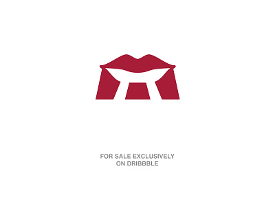 Lips Logo for Sale Exclusively for sale lips logo logomark sell woman