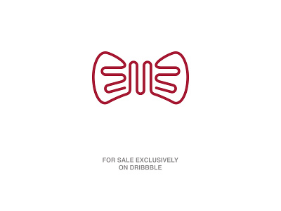 Bowties Logo for Sale Exclusively bow ties bowties fashion line logo logo logo for sale logo inspiration sell simple tailor tie logo