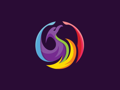 Phoenix Color Logo bird logo colorful logo logo inspiration phoenix logo