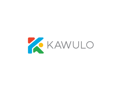 Kawulo color k logo letter k