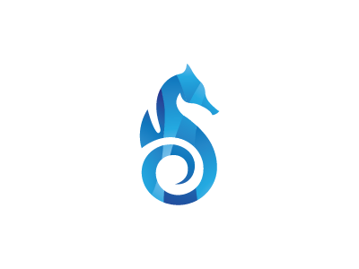 Sea Horse Logo consulting data fire flame horse logo media print printing seahorse