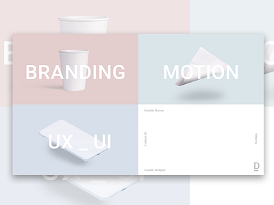 My Upcoming Portfolio:) branding motion portfolio ui ux website