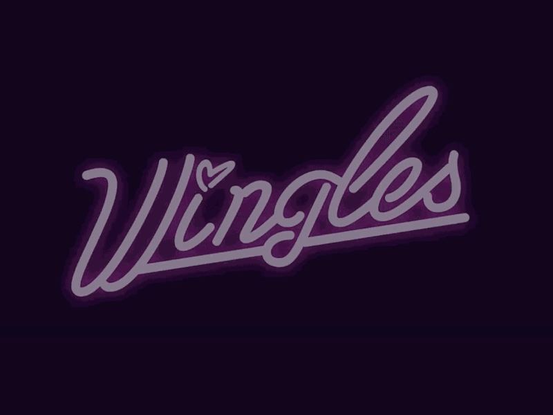 Wingels - dating app logo design