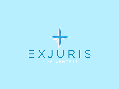 EXJURIS, North Star brand design branding design illustraion logo