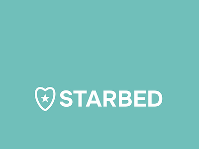 STARBED logo branding concept logo design figma graphic design logo logo design modern logo simple logo vector