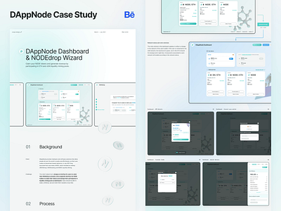 DAppNode Case Study - Behance behance case study crypto dashboard design ethereum ui web wizard
