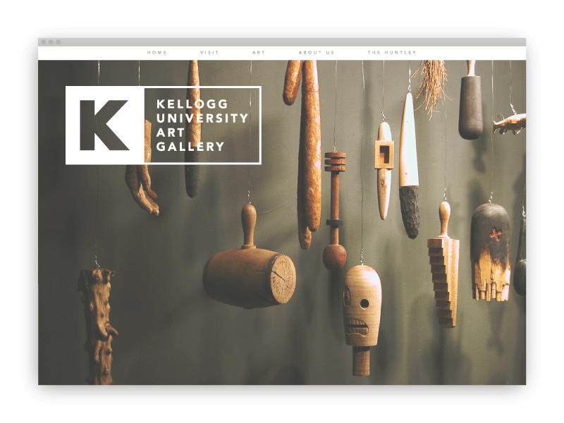 Kellogg Gallery Landing Page