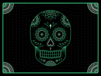 Mexican Icon Illustration adobe illustrator card design card game cards cultural culture dead dia de los muertos game game design icon illustration mexico skull spanish sugar skull sugarskull
