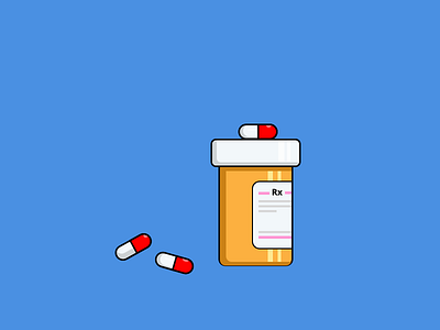 Illustration with Sketch - Rx bottle