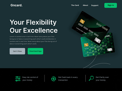 Bank Landing page bank landing page branding figma graphic design ui uiux