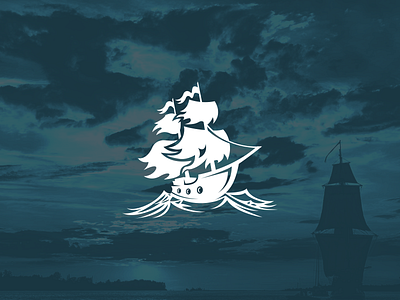 Pirates Ship brand graphic design illus illustration logo pirates pirates of caribbean