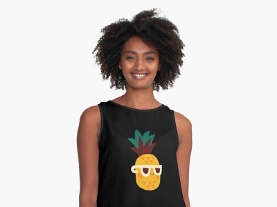 Pineapple wears a Sunglasses🍍👓