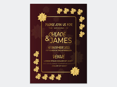 Wedding Card Template