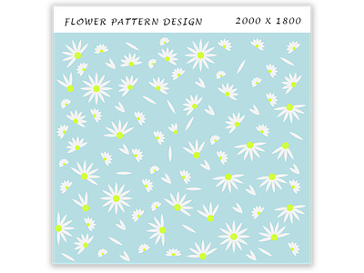 Flower Pattern Design creative design design flower pattern design illustration vector