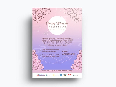 Cherry Blossom Festival Flyer