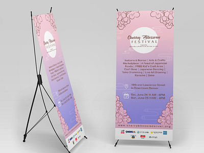 Cherry Blossom Festival X-Banner