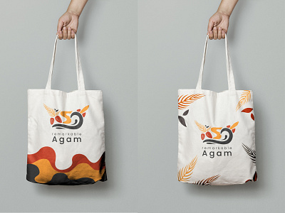 Remarkable Agam Totebag branding design graphic design illustration vector