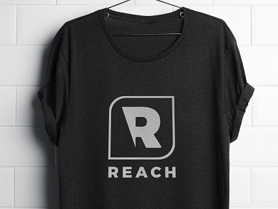 Logo Branding black branding designing graphic logo logoword r word reach tshirt web yellow