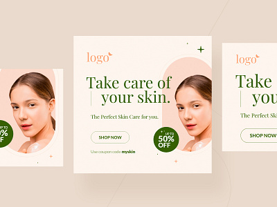 Skin Care Google Ad Banners