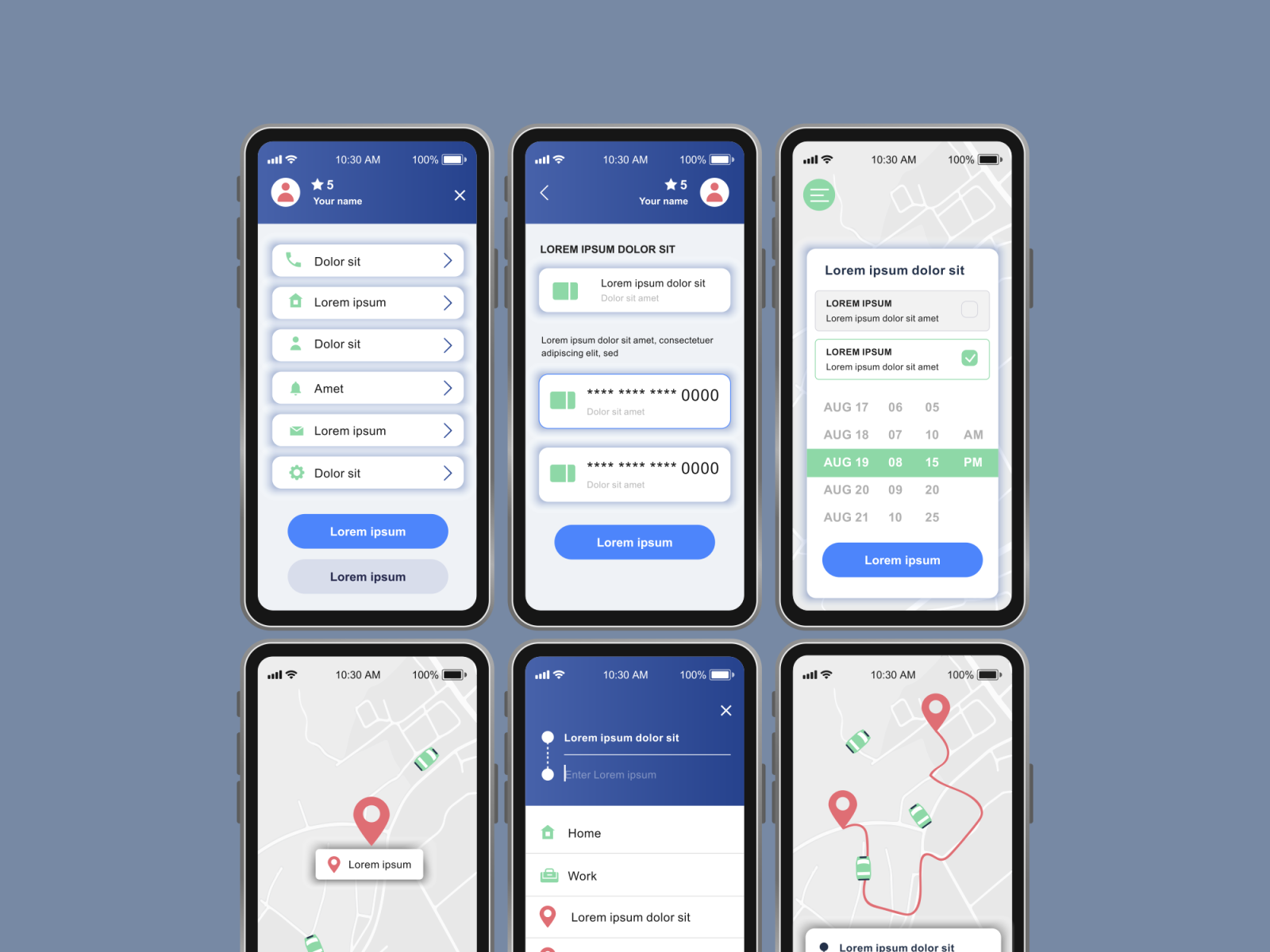 Car kit app ( finish ) by farmilasari on Dribbble