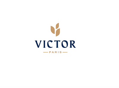 Victor Paris Bakery logo design bakey boulangerie brand branding food france logo paris