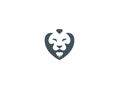 lion branding design flat graphic icon lion lion logo logo mark negative space punk vector