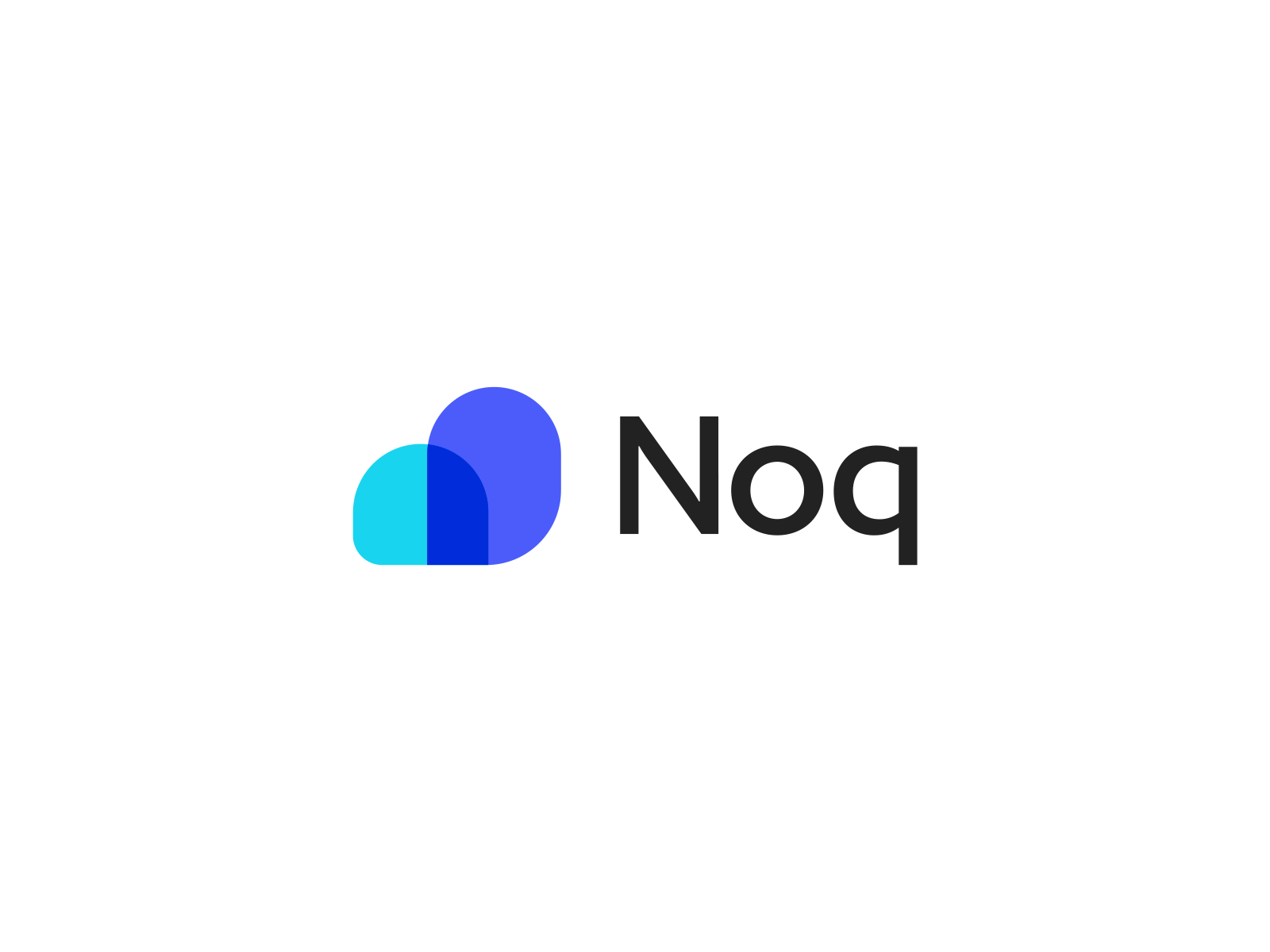 Noq Animation animation blue branding close design door flat graphic graphic design icon in logo mark motion graphics noq open out vector