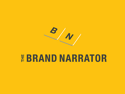 The Brand Narrator Logo design logo