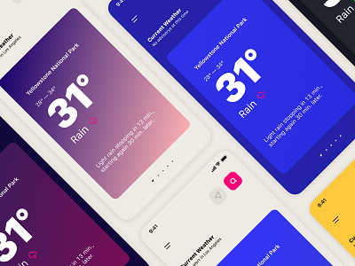 Weather app — Themes ios ios app ios app design product design weather weather app