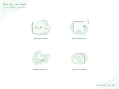 Green- Blank Pages blankpages cute green icon lovely simple ui