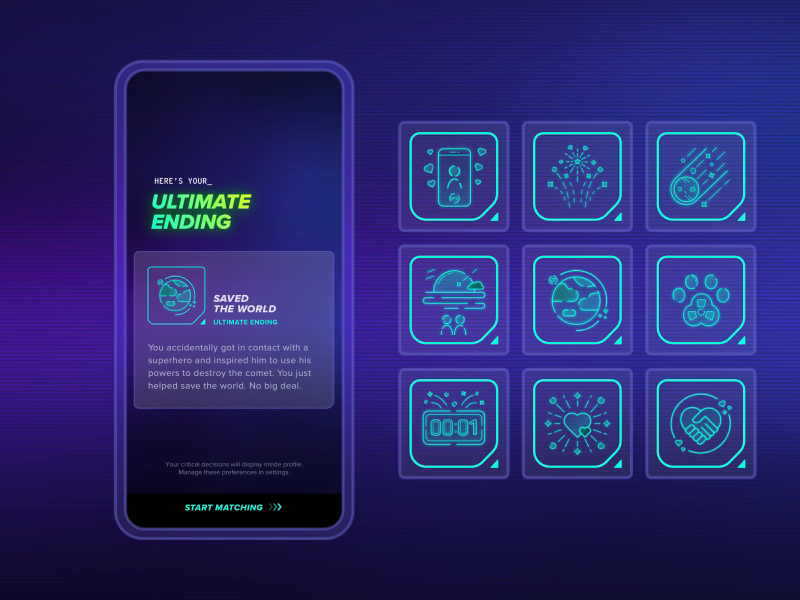 Swipe Night Ultimate Ending Results Animation By Stephanie Liang For 