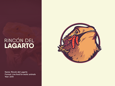 Rincon Del Lagarto | Logo advertise animal animal logo beard dragon bearddragon branding branding agency branding and identity design designer dragon food illustration illustration art logo logo design logodesign reptile vector vectors