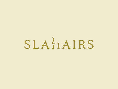 Slahairs brand logo design branding design graphic design illustration logo typography ui vector