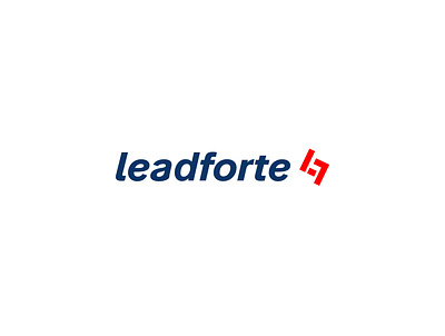 Leadforte brand logo design 3d animation branding design graphic design illustration logo motion graphics typography ui