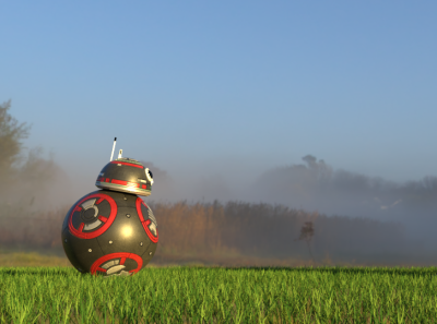 BB3 Modeling and texturing 3d animation bb3 bb8 blender design droids fanart fanfilm render starwars texture