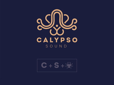 CALYPSO SOUND LOGO design illustration logo sound soundcloud ui