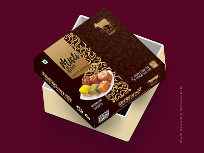 Mithai Box Design anup mondal graphic design package design packaging packaging design packet packet design sweet box