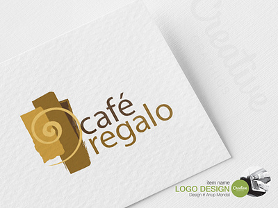 Cafe Regalo Logo brand design brand designer branding logo design logo designer logos logotype logotype design logotype designer logotypes