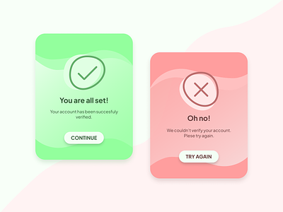 Daily UI - Day 11 - Flash Message 011 colourful daily 011 daily challenge daily ui dailyui day 11 error flash message funky message mobile modern pop up success ui ui challenge ui design