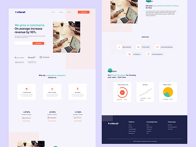 E-commerce Landing Page