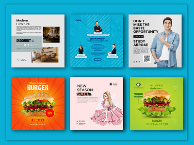 social media design
food design
post/ad design