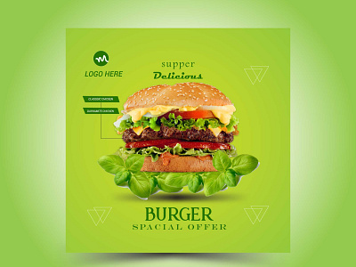 Social media design
food design
burger design
