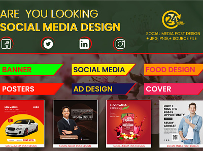 social media design ad bannner poster post social media design