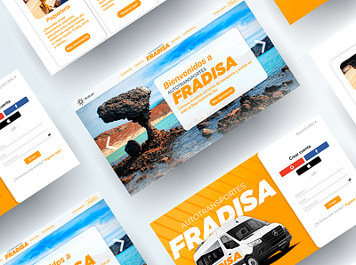 Fradisa Website graphic design ui ux website