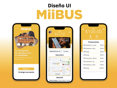 MiiBUS App UI