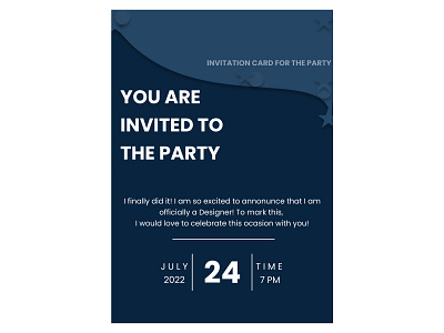 Invitation Card creative design figma ui ux visualdesign