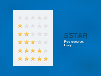 Star Rating blue designmoo free rate rating resource vote yellow