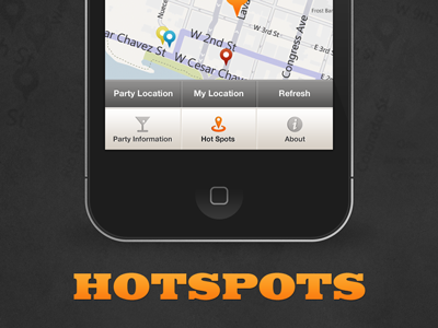 Hotspots @ SXSW iPhone App