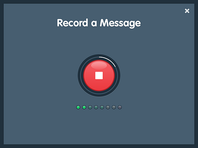 Record Button button kids message modal record stop voice